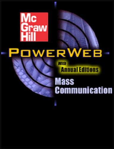 Beispielbild fr Mass Communication: Living in a Media World with Media World CD-Rom and PowerWeb zum Verkauf von Bookmans