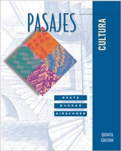 Imagen de archivo de Pasajes: Cultura with Listening Comprehension Audio CD a la venta por ThriftBooks-Dallas