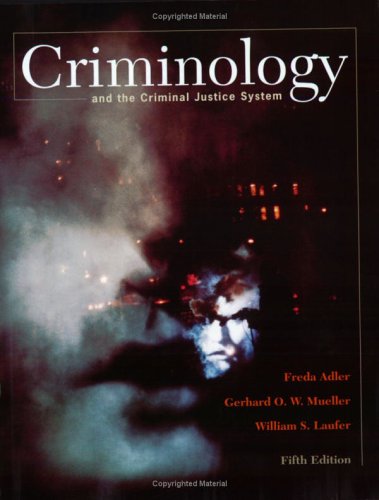 Imagen de archivo de Criminology and the Criminal Justice System a la venta por Better World Books