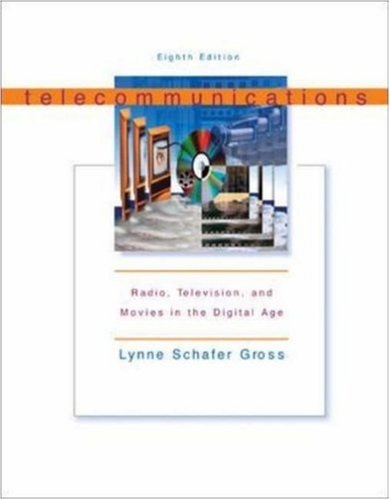 Imagen de archivo de Telecommunications: Radio, Television and Movies in the Digital Age with Free Student CD-ROM a la venta por HPB-Red