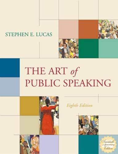 Imagen de archivo de The Art of Public Speaking a la venta por SecondSale