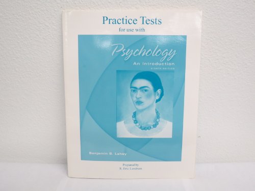 Stock image for Practice Tests for Use with Psychology- An Introduction, 8th for sale by a2zbooks