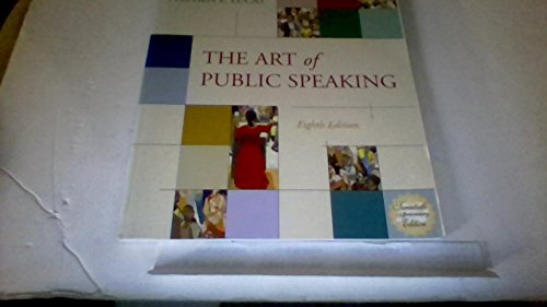 Imagen de archivo de Student Workbook for Use with the Art of Public Speaking a la venta por ThriftBooks-Atlanta