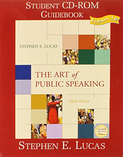 Beispielbild fr The Art of Public Speaking: Version 3.0 With Guidebook zum Verkauf von BookHolders