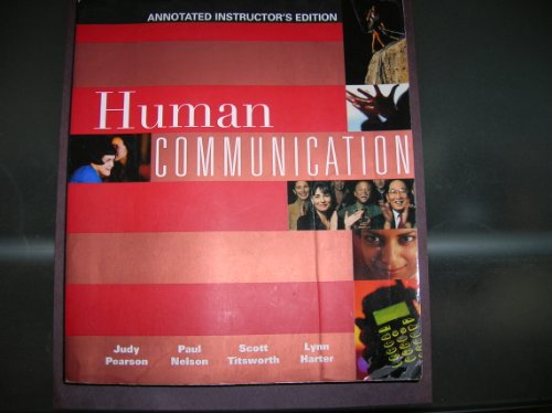Stock image for Human Communication for sale by HPB-Red
