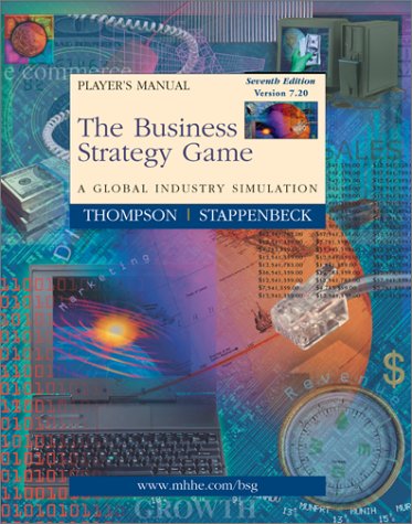 Imagen de archivo de Business Strategies Game : Player's Manual (Text) a la venta por Irish Booksellers