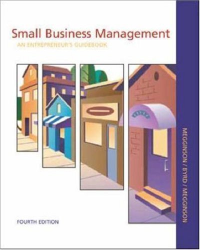 Beispielbild fr Small Business Management: An Entrepreneur's Guidebook with CD Business Plan Templates zum Verkauf von SecondSale