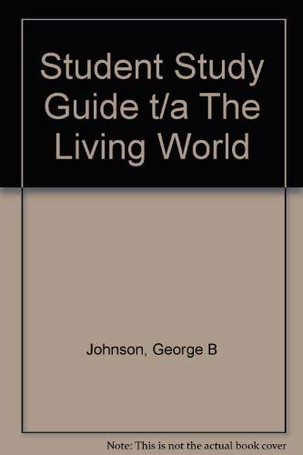 Stock image for Student Study Guide t/a The Living World for sale by HPB-Red