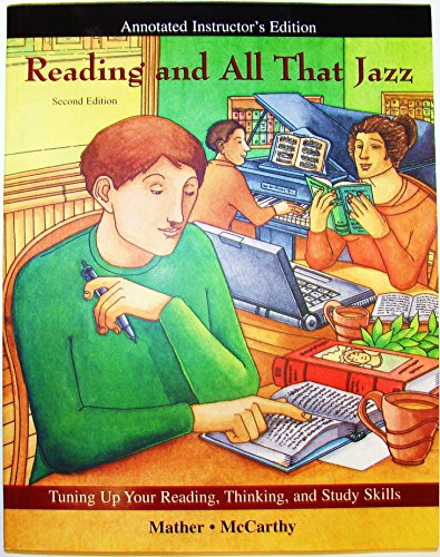 Imagen de archivo de Reading and All That Jazz: Tuning Up Your Reading, Thinking, and Study Skills a la venta por HPB-Red