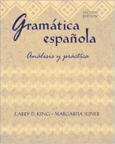 Beispielbild fr Gramatica espanola: Analisis y practica zum Verkauf von BooksRun