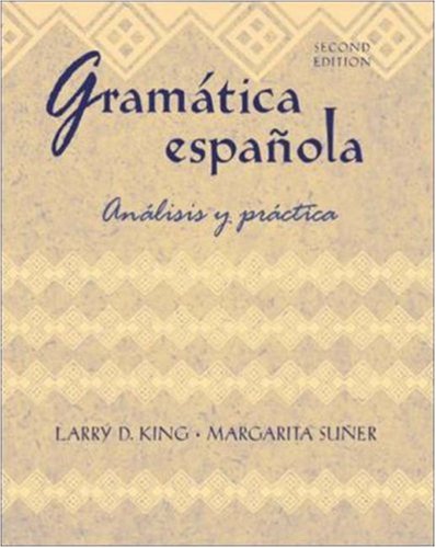 Imagen de archivo de Gramatica espanola: Analisis y practica a la venta por BooksRun