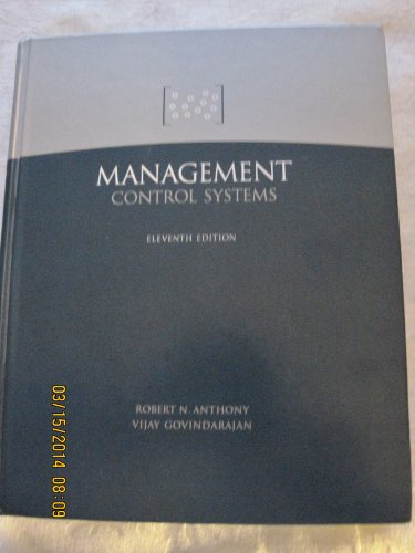 Stock image for Management Control Systems for sale by ThriftBooks-Atlanta