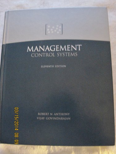 9780072819311: Management Control Systems