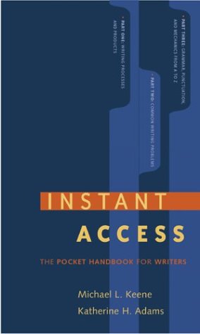 Beispielbild fr Instant Access: The Pocket Reference for Writers zum Verkauf von SecondSale