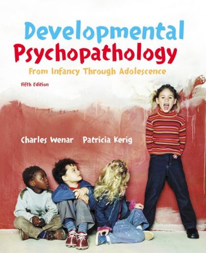 9780072820195: Developmental Psychopathology
