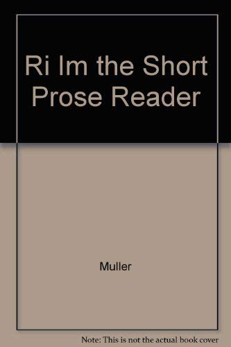 9780072823264: Ri Im the Short Prose Reader