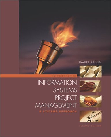 Imagen de archivo de Introduction to Information Systems Project Management a la venta por Better World Books