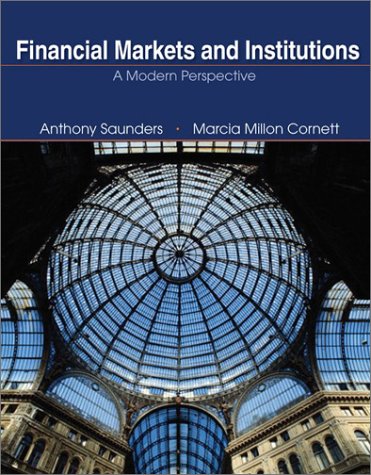 Stock image for Financial Markets and Institutions: A Modern Perspective (The Mcgraw-Hill/Irwin Series in Finance, Insurance, and Real Estate) for sale by HPB-Red