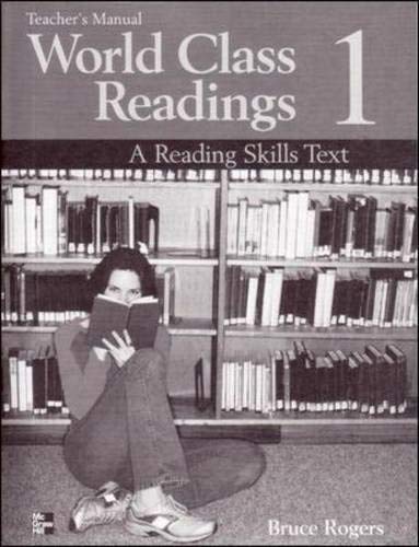 World Class Readings Level 1 Teacher's Manual with Answer Key (9780072825466) by Bruce Rogers