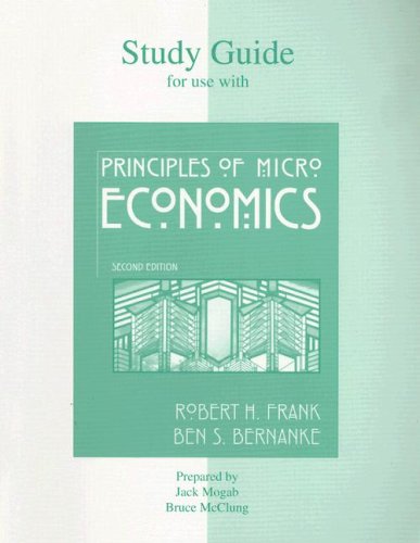 9780072826005: Study Guide t/a Principles of Microeconomics