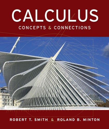 Beispielbild fr Calculus: Concepts Connections zum Verkauf von Solr Books