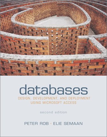 Stock image for Databases: Design,Development,& Deployment Using Microsoft Access for sale by dsmbooks