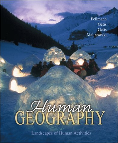 Imagen de archivo de Human Geography : Landscapes of Human Activities a la venta por HPB-Red