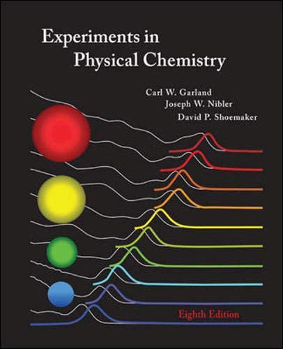 Beispielbild fr Experiments in Physical Chemistry zum Verkauf von BooksRun