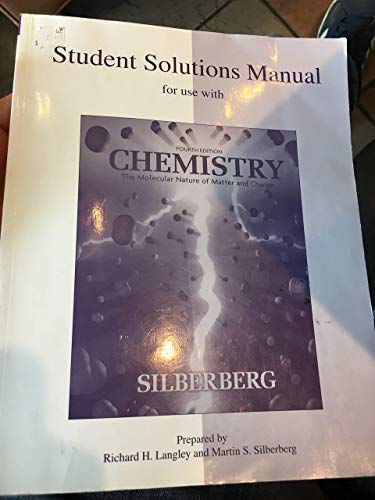 Imagen de archivo de Chemistry a la venta por Better World Books