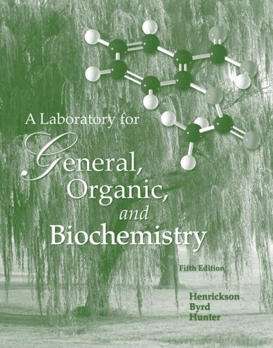 Stock image for Lab Manual by Henrickson to Accompany General, Organic & Biochemistry for sale by SecondSale