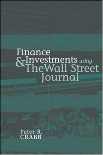 Imagen de archivo de Finance and Investments Using the Wall Street Journal a la venta por Better World Books