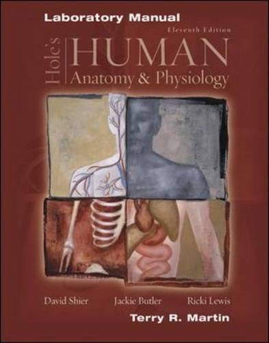 Stock image for Hole's Human Anatomy and Physioloy Lab Manual 11th Edition for sale by HPB-Ruby