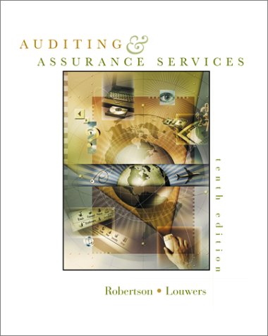 9780072829631: Auditing and Assurance Services (Auditing and Assurance Services, 10th ed)