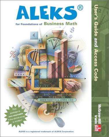 ALEKS for Foundations of Business Math User Guide (9780072829839) by ALEKS Corporation