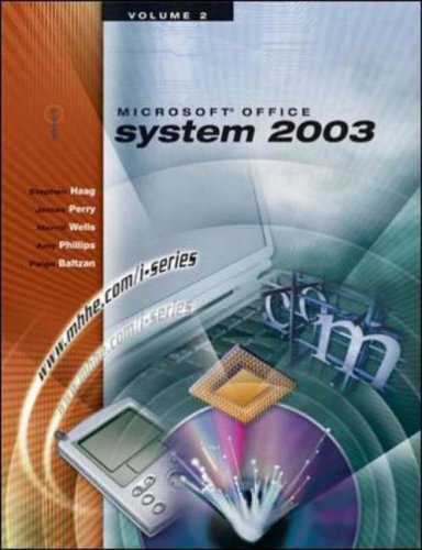 Stock image for The I-Series Microsoft Office 2003 Volume 2 for sale by Buyback Express