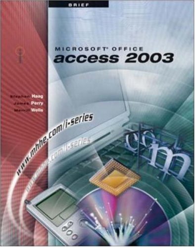 Imagen de archivo de I-Series: Microsoft Office Access 2003 Brief (The I-Series) a la venta por Buyback Express
