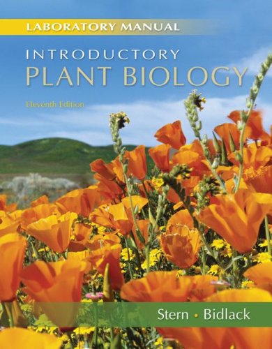 Beispielbild fr Laboratory Manual to accompany Stern's Introductory Plant Biology zum Verkauf von BooksRun