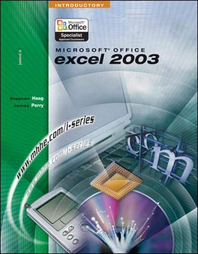 Stock image for I-Series: Microsoft Office Excel 2003 Introductory for sale by Ergodebooks