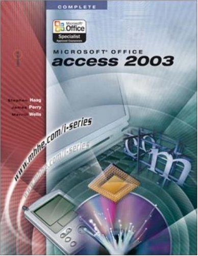 Imagen de archivo de I-Series: Microsoft Office Access 2003 Complete a la venta por Irish Booksellers