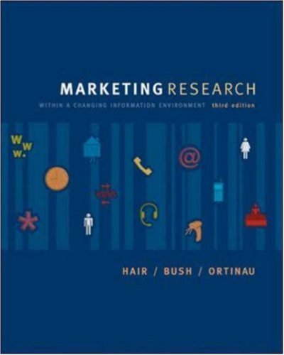 9780072830873: Marketing Research: Within A Changing Information Environment