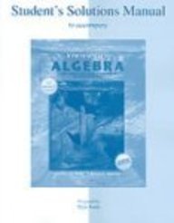 9780072830903: SSM t/a Intermediate Algebra, The Language and Symbolism of Mathematics