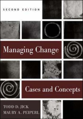 9780072832754: Managing Change (CASES AND CONCEPTS)