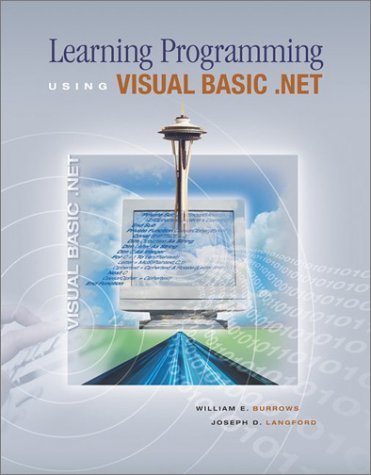 Stock image for Learning Programming Using Visual Basic .NET with Student CD for sale by dsmbooks