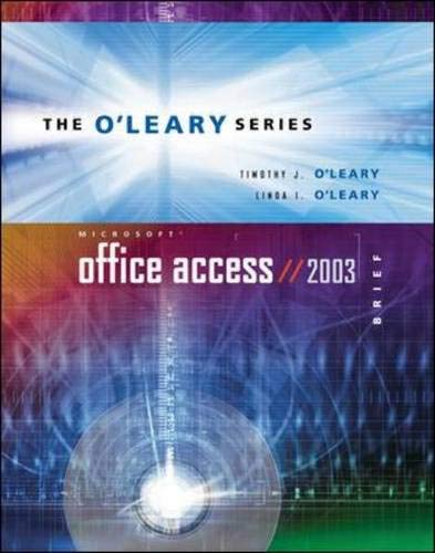Stock image for Microsoft Office Access 2003 for sale by a2zbooks