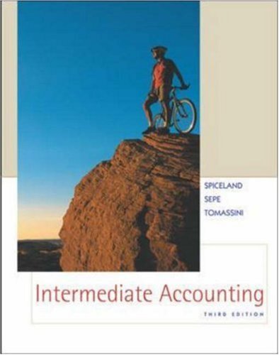 Intermediate Accounting with Coach CD-ROM, PowerWeb: Financial Accounting, Alternate Exercises & Problems, and Net Tutor (9780072836868) by Spiceland, J. David; Sepe, James; Tomassini, Lawrence A.