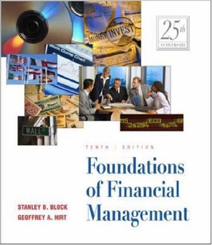 9780072837360: AND Study Guide (Foundations of Financial Management)