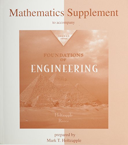 Stock image for Mathematics Supplement to accompany Foundations of Engineering for sale by Decluttr