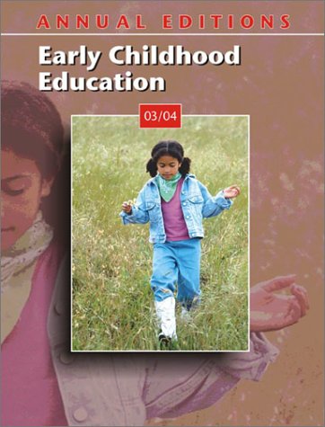 Stock image for Annual Editions: Early Childhood Education 03/04 for sale by HPB-Red