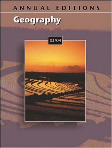 Beispielbild fr Annual Editions: Geography 03/04 zum Verkauf von Wonder Book