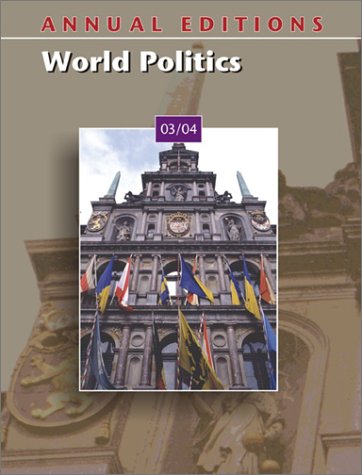 9780072838190: A/E World Politics 03/04 (ANNUAL EDITIONS : WORLD POLITICS)